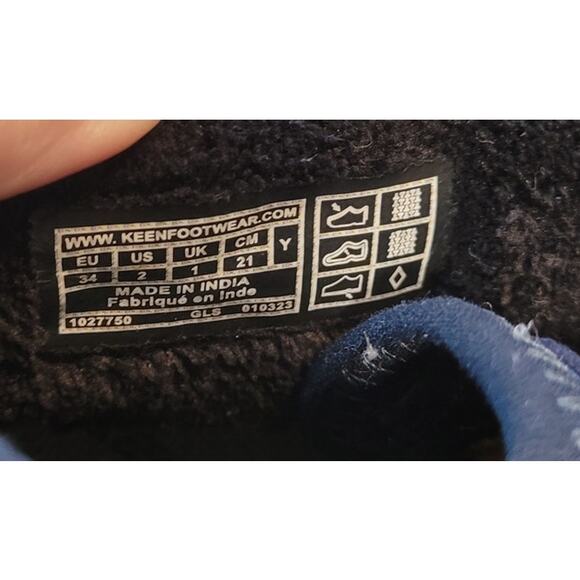 KEEN Howser II Quilted Chukka Boots – Blue/Orange – Youth Size 2 – EUC - Picture 9 of 9